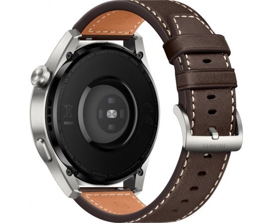 Huawei Watch 3 Pro Classic silver/brown leather