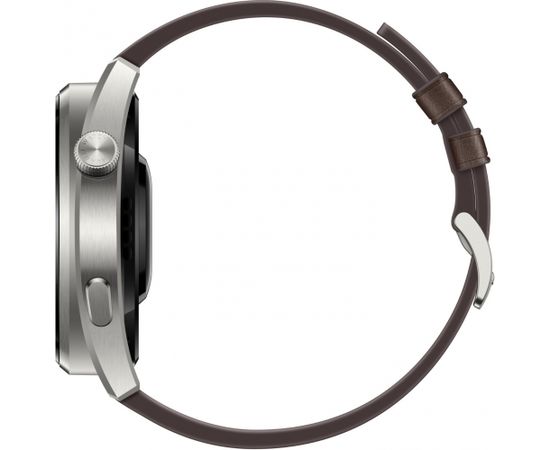 Huawei Watch 3 Pro Classic, silver/brown leather