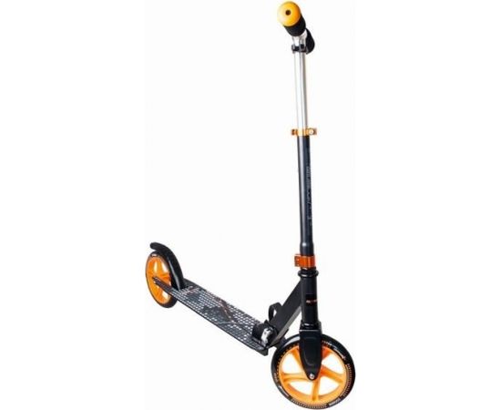 Muuwmi Aluminium Scooter skrejritenis 200 mm, melns/oranžs - AU 116