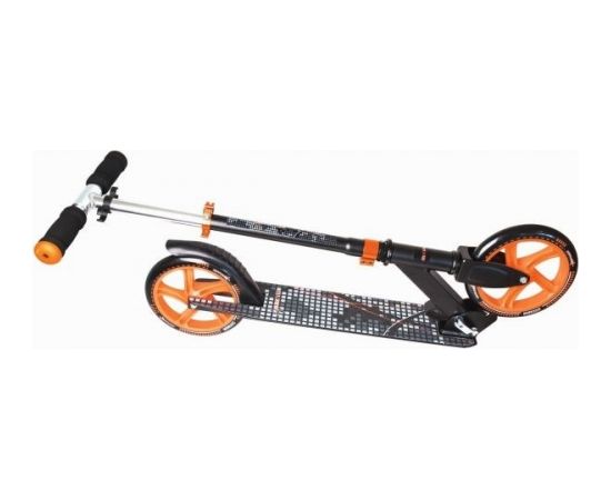 Muuwmi Aluminium Scooter skrejritenis 200 mm, melns/oranžs - AU 116