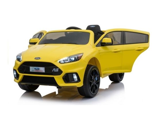 Детский одноместный электромобиль "Ford Focus RS", желтый