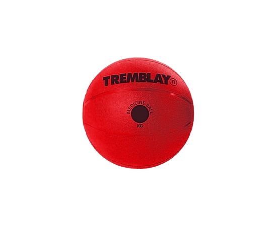 Weight ball TREMBLAY Medicine Ball 4kg D23cm Red for throwing