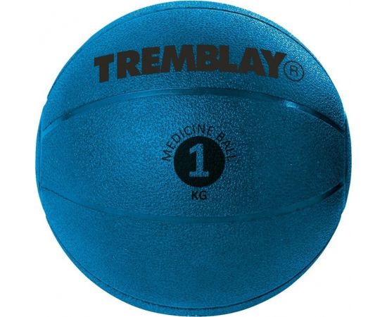 Weighted ball TREMBLAY Medicine Ball 1kg D17,5cm Blue for throwing